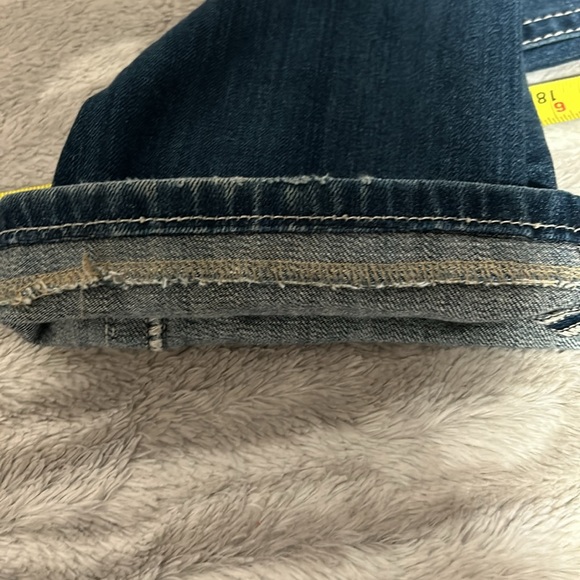 Miss me sequin bling pocket boot, cut jeans size 27 - Picture 11 of 12